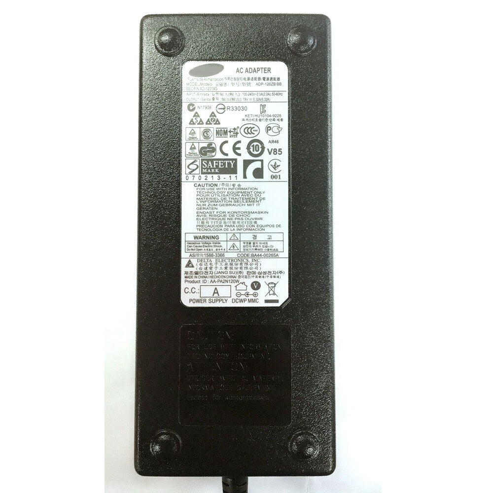 120W 19V 6.32A AC Adapter fit for Samsung DP700A3B-A02US 23" AIO PC