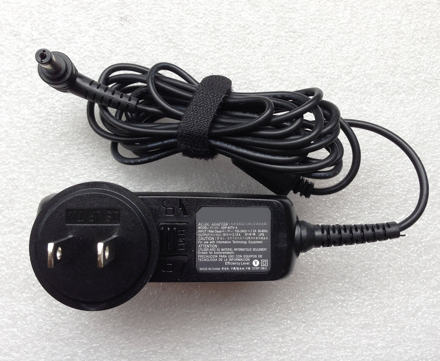 Fit for Acer 40W 19V 2.15A AC Adapter for Aspire V5-122P-0408 Laptop