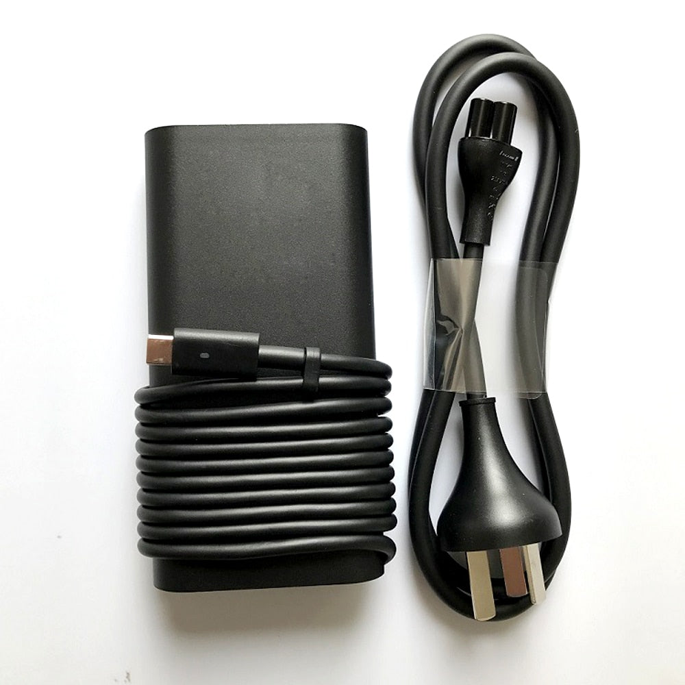 Fit for Dell 65W 5V/9V/15V/20V Type-C Charger Latitude 13 7389 Notebook
