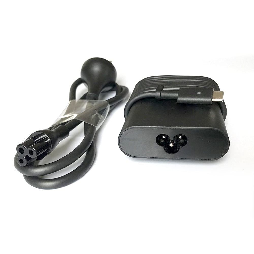 Fit for Dell 65W 5V/9V/15V/20V Type-C Charger Latitude 13 7389 Notebook