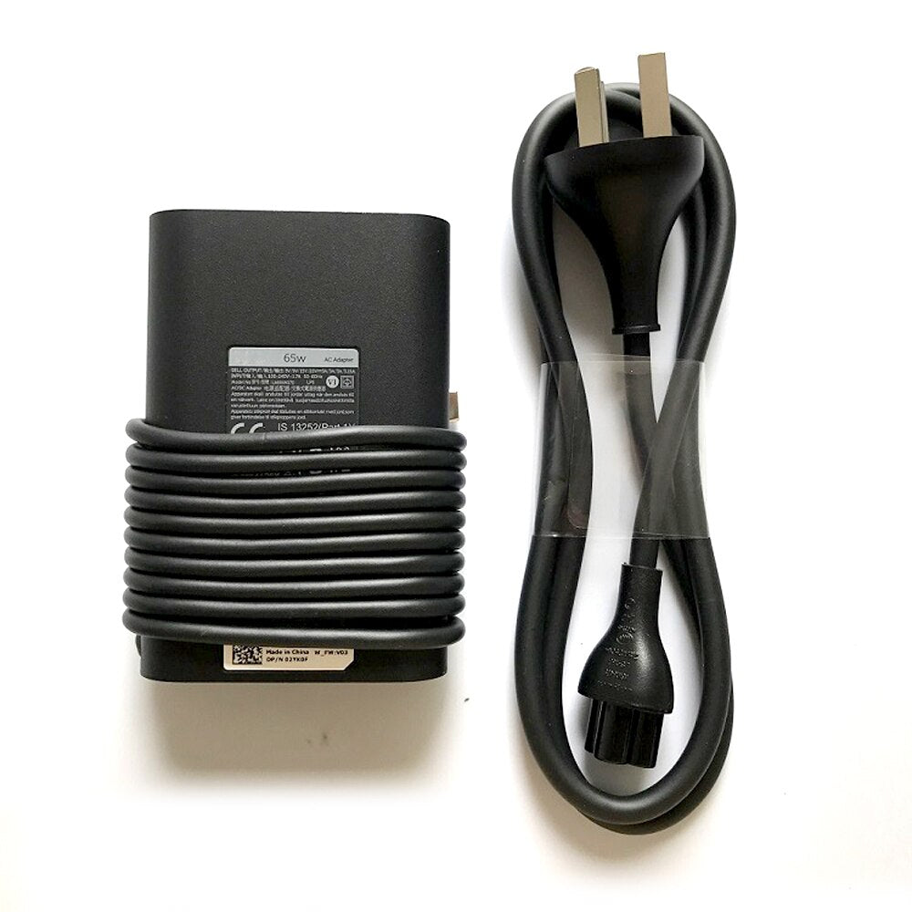 Fit for Dell 65W 5V/9V/15V/20V Type-C Charger Latitude 13 7389 Notebook