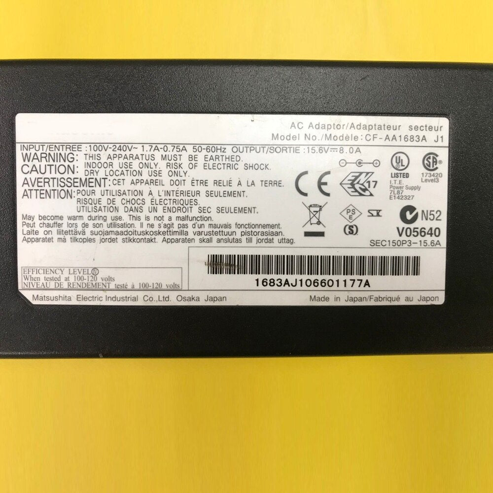 For PANASONIC TOUGHBOOK AC Adapter CF-AA5803A CF-AA1683A 15.6V 8A