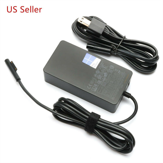 102W 15V 6.33A Charger for Microsoft Surface Book 2 1798 1706 Pro 4 +USB Ports