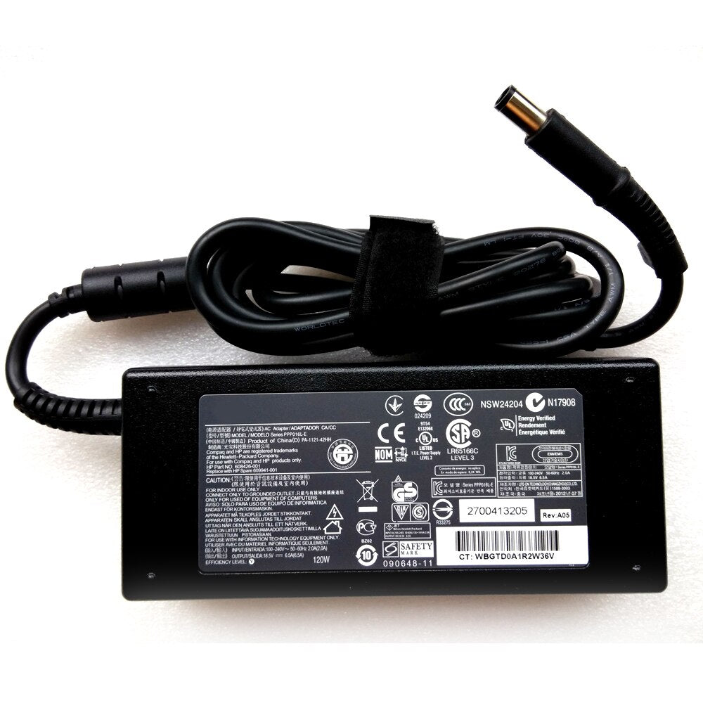 18.5V 6.5A AC Adapter fit for HP ENVY 15-1113TX 15-1155NR 15-1270CA