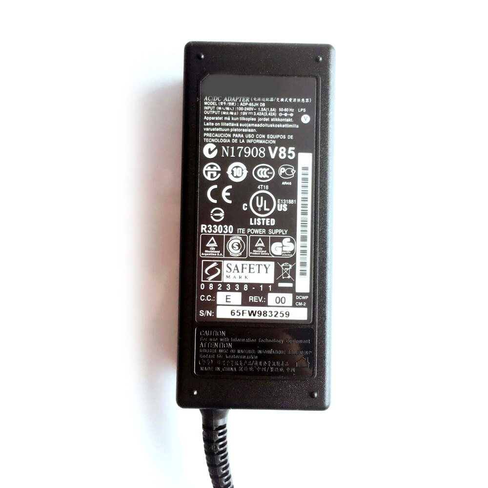 19V 3.42A 65W LiteOn AC Power Adapter for Acer PA-1650-02