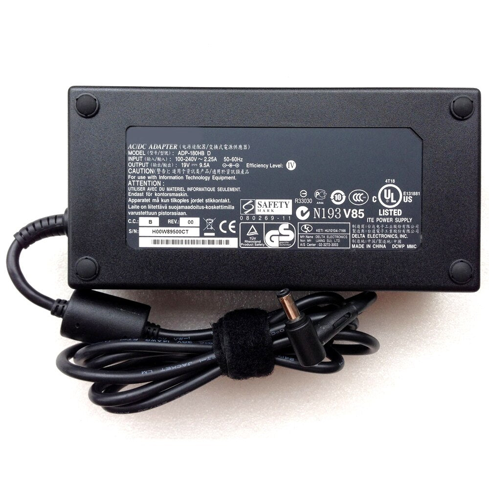 19V 9.5A 180W AC Adapter Charger fit for ADP-180HB 5.5 x 2.5mm