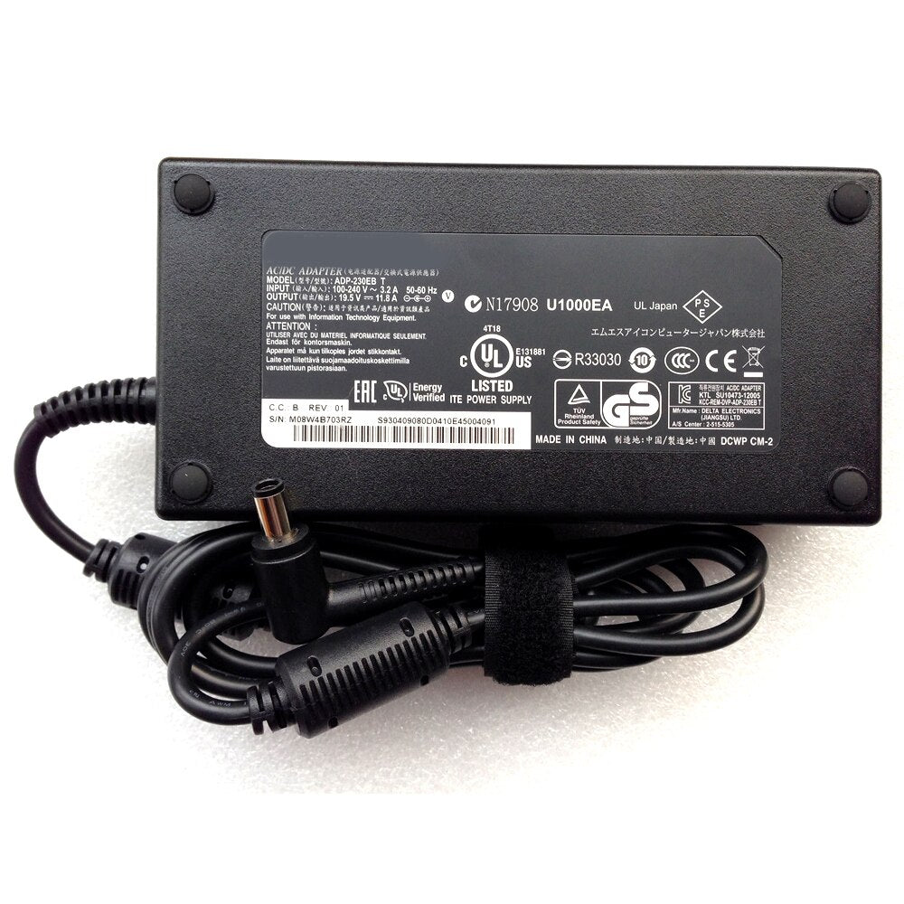 230W 19.5V 11.8A AC Adapter for  GT72 2QE(Dominator Pro G)-1819US