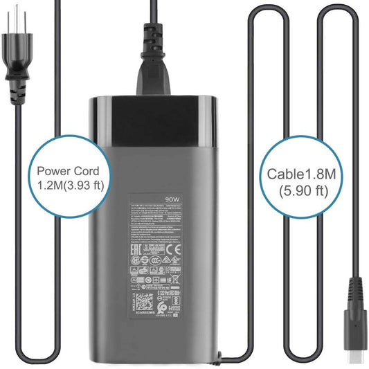 90W 20V 4.5A ADP-90FE B Type C AC Power Adapter for HP Spectre x360 15