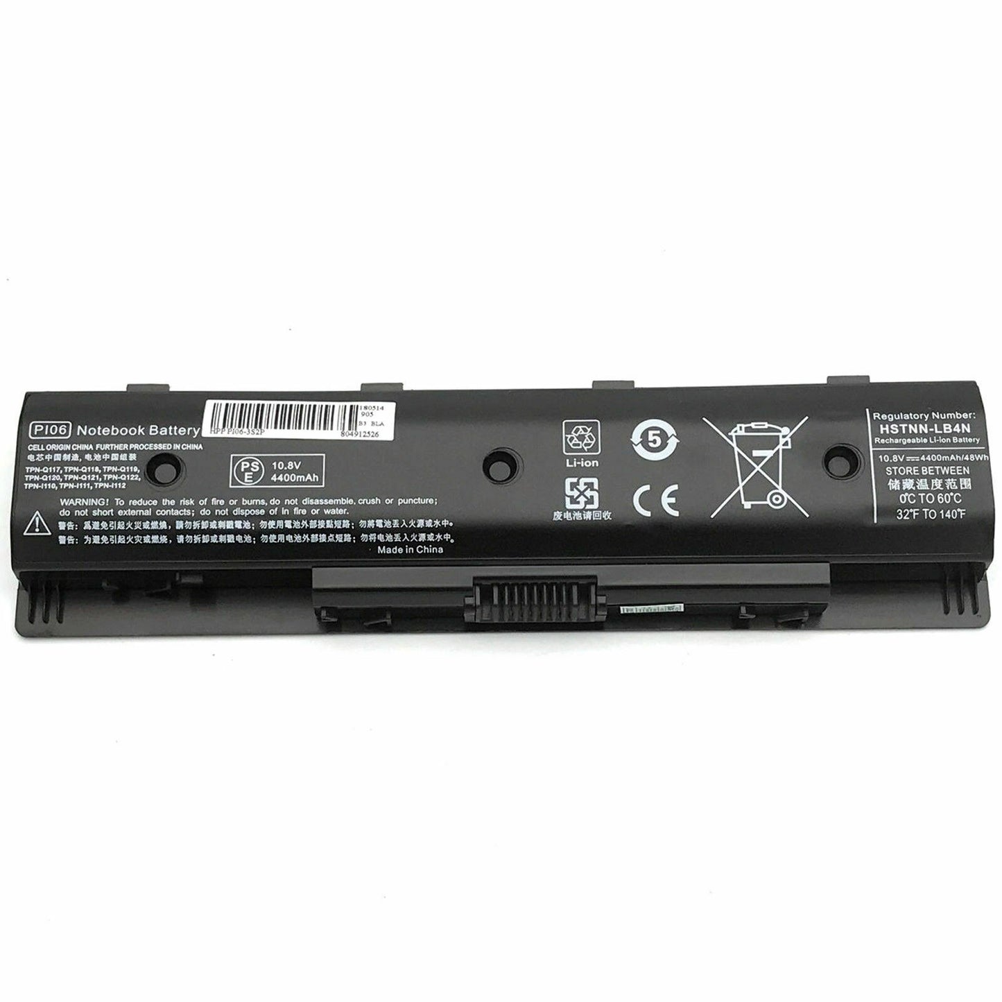 Battery for HP Envy P106 HSTNN-LB4N from 15-J053CL 15-j PN 709988-421 710416-001