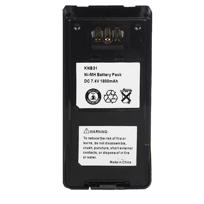 Battery for Kenwood TK2180 TK3180 TK3185 1800mAh KNB-31 KNB-32 7.4V