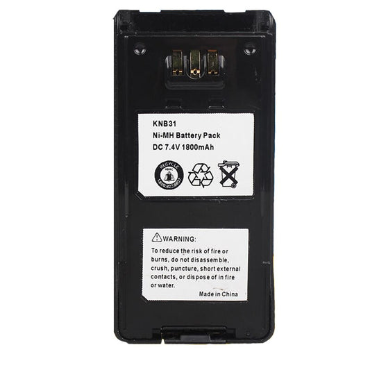 Battery for Kenwood TK2180 TK3180 TK3185 1800mAh KNB-31 KNB-32 7.4V