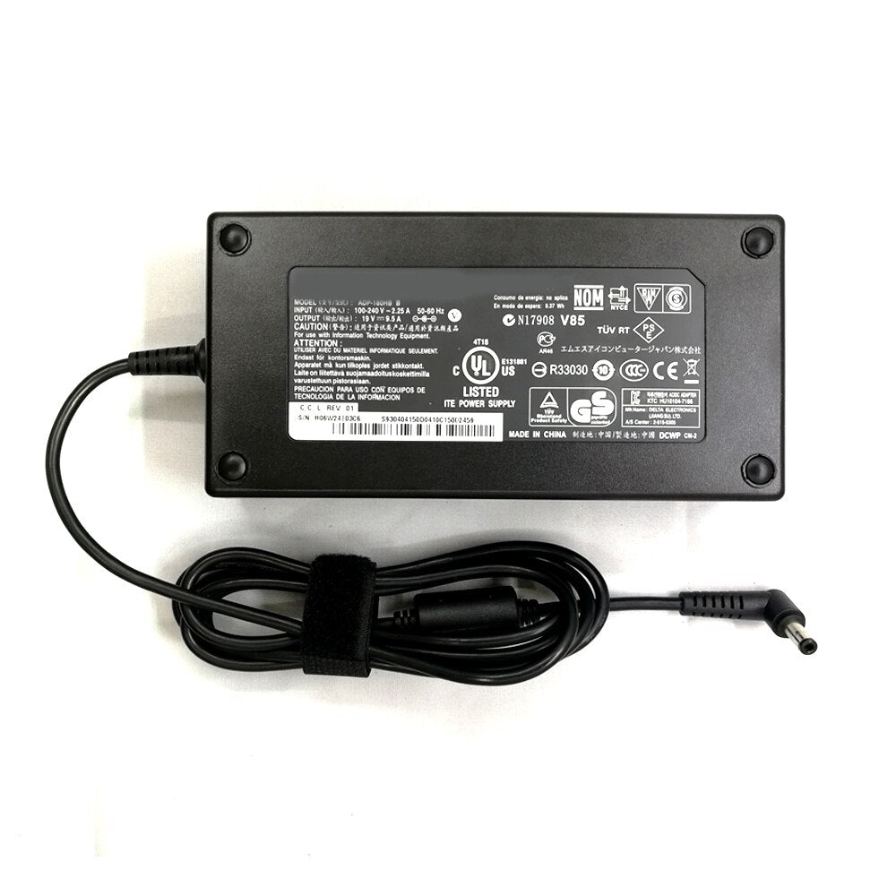 MSI Delta 19V 9.5A AC Adapter for MSI AE2420 3D-046US ADP-180HB B