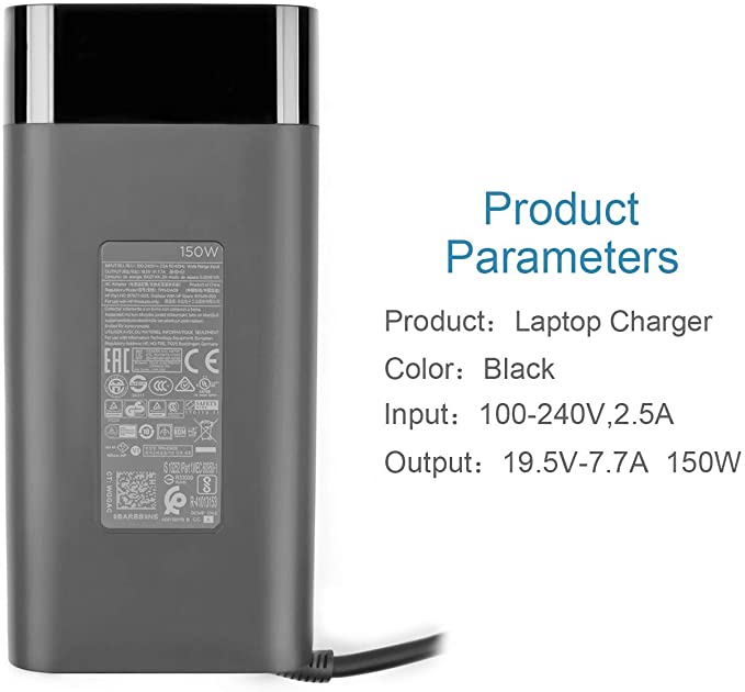 New for HP 917649-850 917677-003 TPN-DA09 150W 19.5V 7.7A Slim Charger
