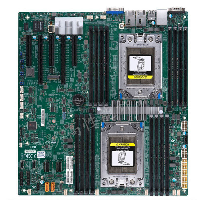 H11DSI-NT REV 2.0 SuperMicro 128-core Server Dual Gigabit Ethernet For EPYC7702