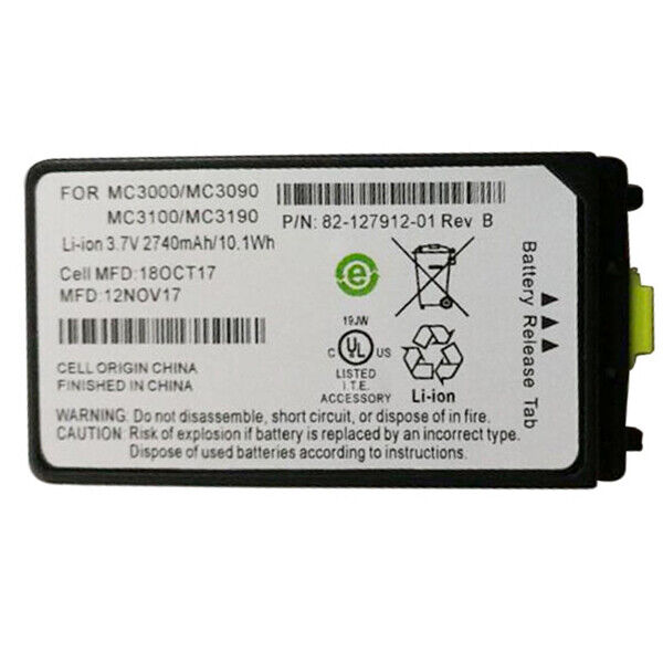 2740MAH Battery for Motorola MC3090 MC3000 3100 3190R PDA Replacement Parts 3.7V