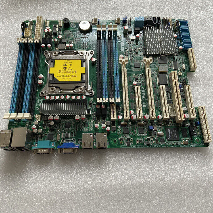 ASUS Z9PA-U8 Desktop Motherboard DDR3 Intel C602-A PCH Socket LGA2011 SATA ATX