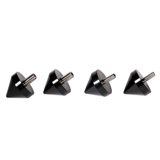 4pcs M6 M8 Aluminum Speaker Spike Shockproof Isolation Stand Feet Cone Base Nail