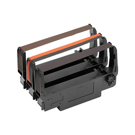 6pc Needle Printer Ribbon Holder for Epson ERC30 ERC34 ERC38 Black/Red 12.7mm*5m