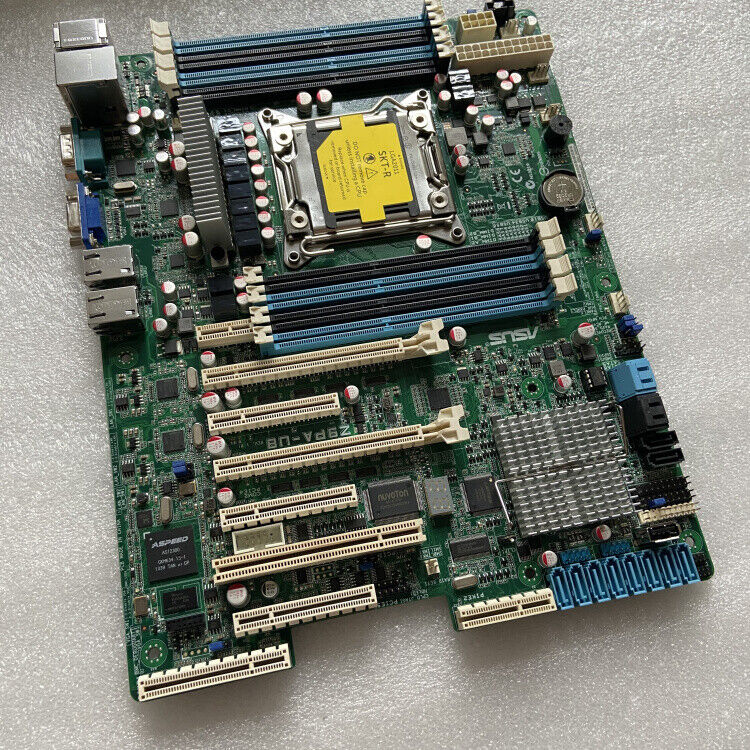 ASUS Z9PA-U8 Desktop Motherboard DDR3 Intel C602-A PCH Socket LGA2011 SATA ATX