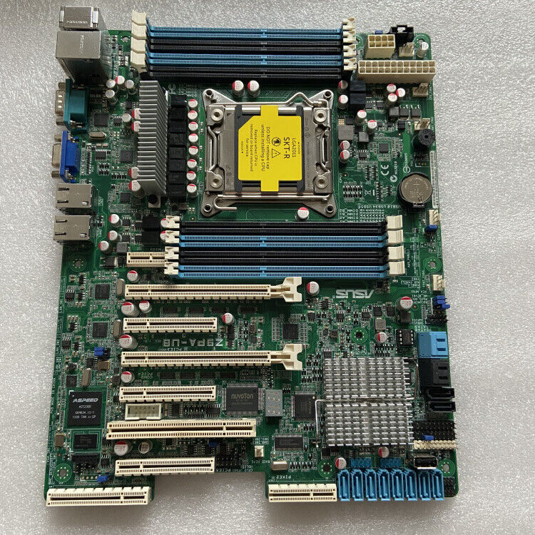 ASUS Z9PA-U8 Desktop Motherboard DDR3 Intel C602-A PCH Socket LGA2011 SATA ATX
